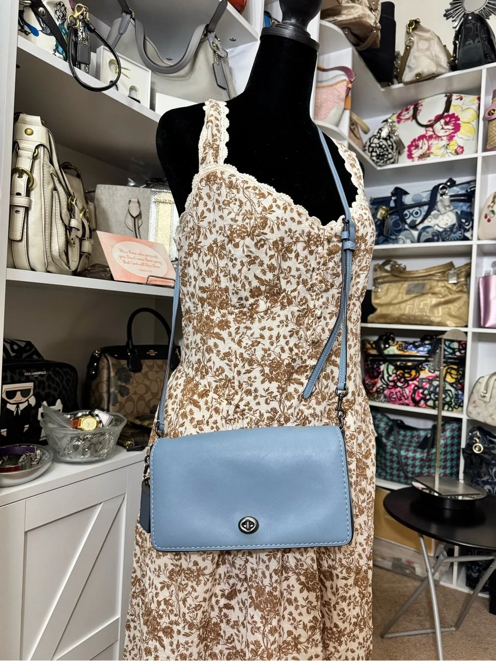 Coach 1941 Dinky Light Blue Crossbody